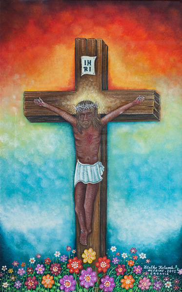 Zlatko Kolarek Raspelo 2012 ulje na platnu 600x400mm